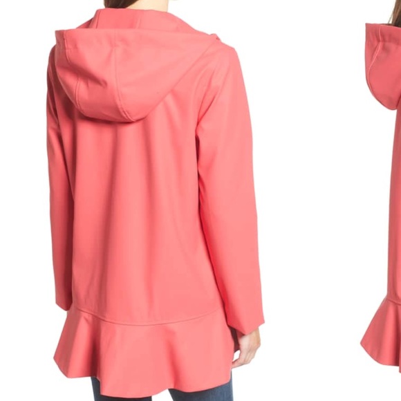 Kate Spade Hooded Peplum Jacket Small - Picture 2 of 5